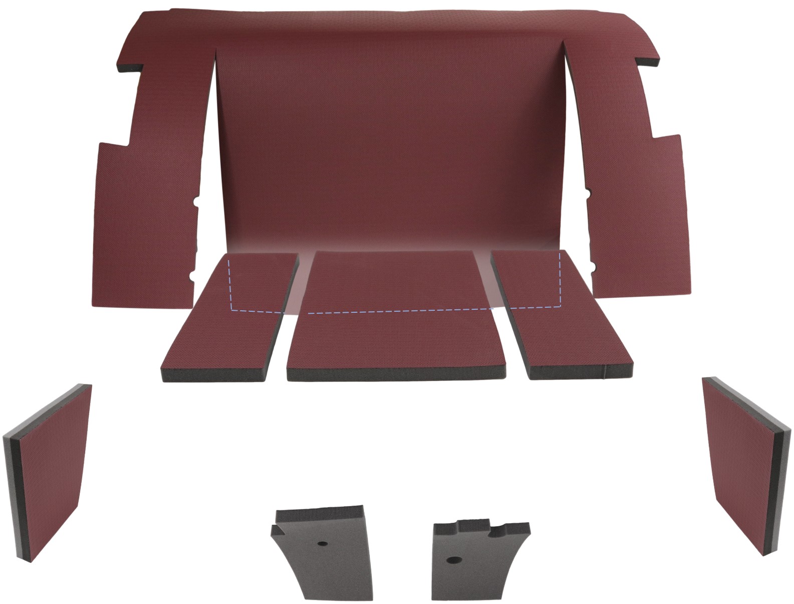 IH 86/3388 LOWER KIT (BURGUNDY) Questions & Answers